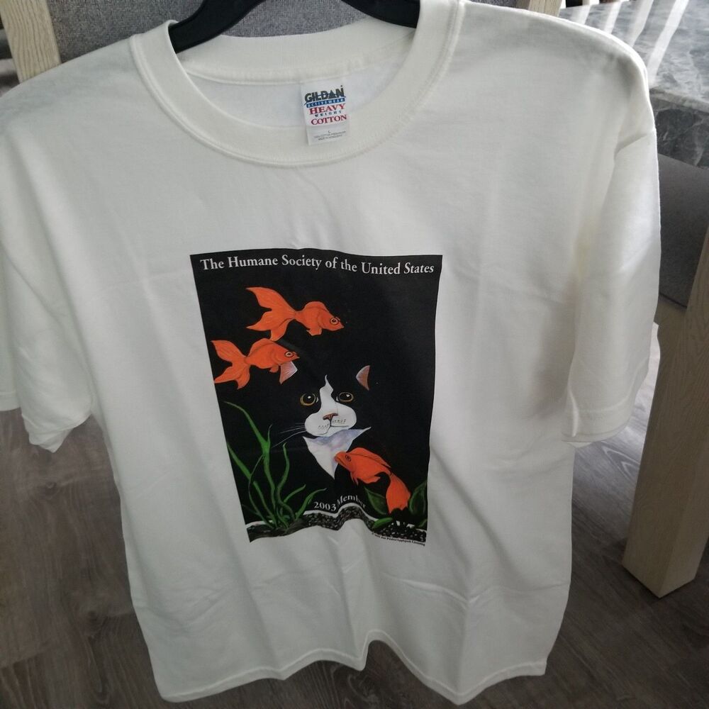 Vintage humane society of the U.S. t- shirt Large